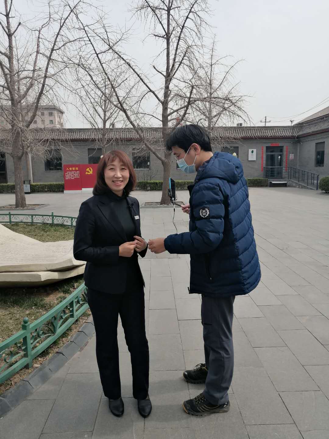 主播和直播人员做准备